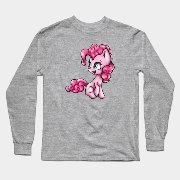 Cute Pinkie Pie Long Sleeve T-Shirt by GaelleDragons